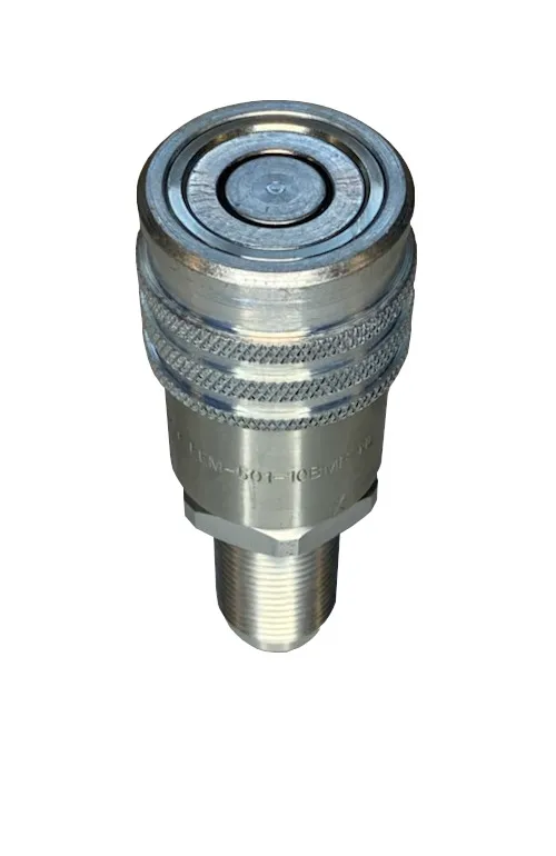 Parker 1/2″ Flush Face Skid Steer Coupling, FEM-501-10BMF-NL (Coupling Half)
