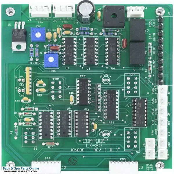 Pentair Compool LX-80 PCB Circuit Board (PCLX80)