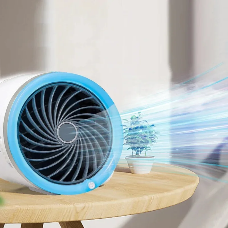 Personal Cooling Fan | Portable Evaporative Cooler with Ice Pack & 3 Speed Settings | Compact Design for Desk and Travel