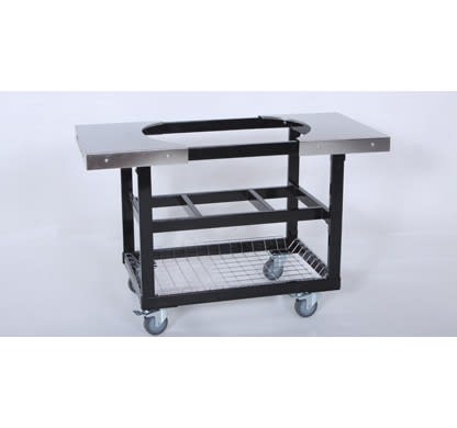 Primo Oval XL Cart with Stainless Steel Side Tables