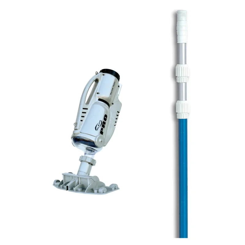 Pool Blaster Pro PRO900 Battery Commercial Pool Vacuum w/ 7-21' Telescopic Pole