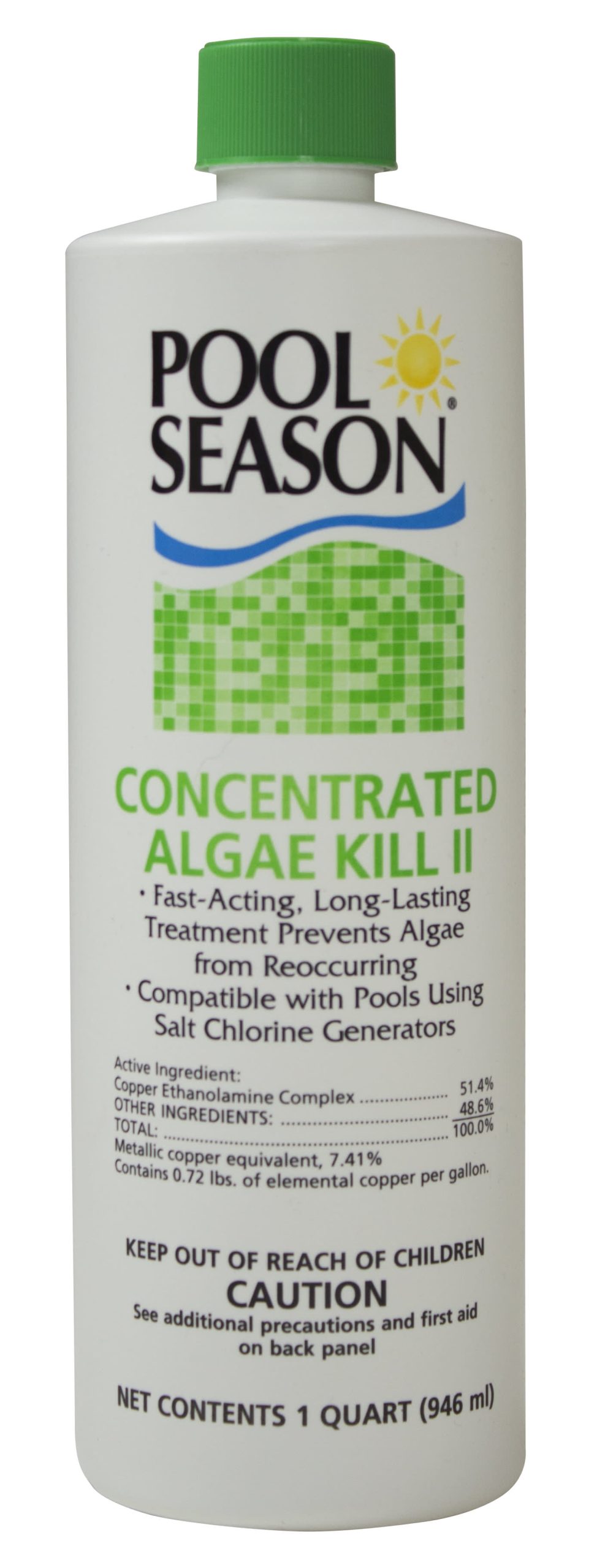 Pool Season 1 qt Concentrated Algae Kill II