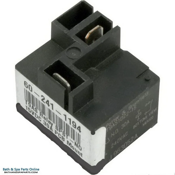 Potter & Brumfield [P & B] T9AP PCB Mount Relay [SPST] [30A] [15VDC] (T9AS1D22-15)