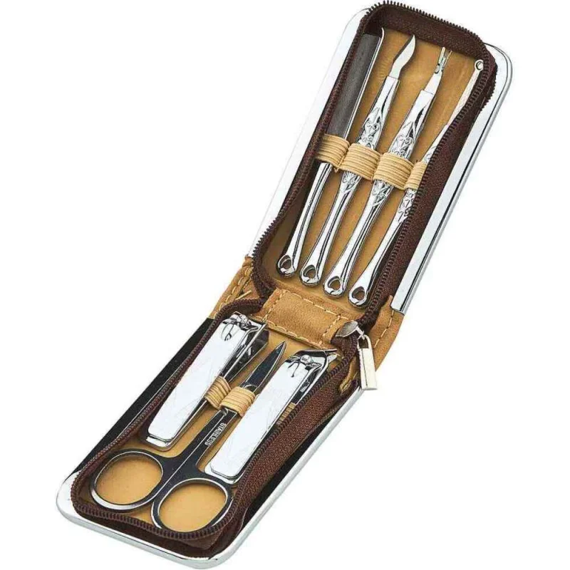 Premium 7 Pieces Mani/Pedi Implement Set - Professional Salon Quality - Set