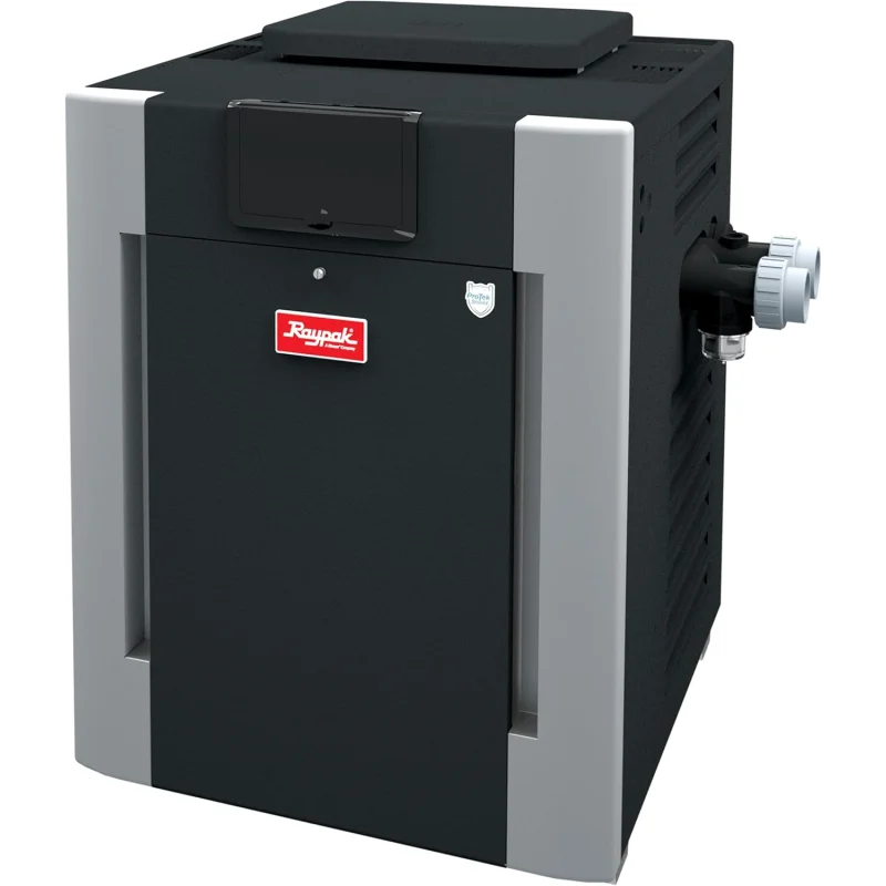 Raypak | 009233 | P-R266A-EP-C Digital Propane Pool & Spa Heater, 266K BTU, High Altitude 3000-5000 ft