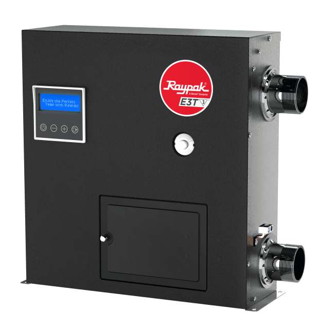 Raypak E3T Els-R-0030-3-Ti Electric Pool And Spa Heater 3-Phase 30Kw 208V