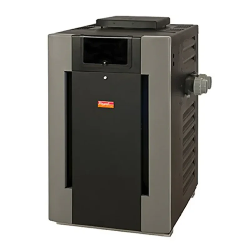Raypak P-R206A-EN-C #50 Digital Natural Gas Heater | 199.5K BTU | Electronic Ignition, Polymer Headers, Copper Exchanger, 200 lbs | 009216