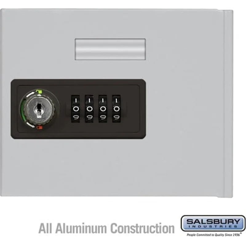 Replacement Door with Resettable Combination Lock - Standard A Size - for Cell Phone Locker - Aluminum by Salsbury Aluminum