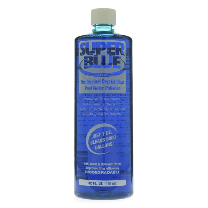 GLB Super Blue Water Clarifier for Pools -1 Quart