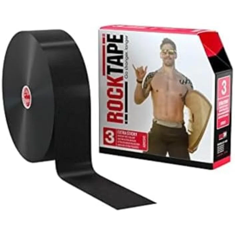 Rocktape Uncut Bulk Kinesiology Tape, Continuous Roll (Packaging May Vary)