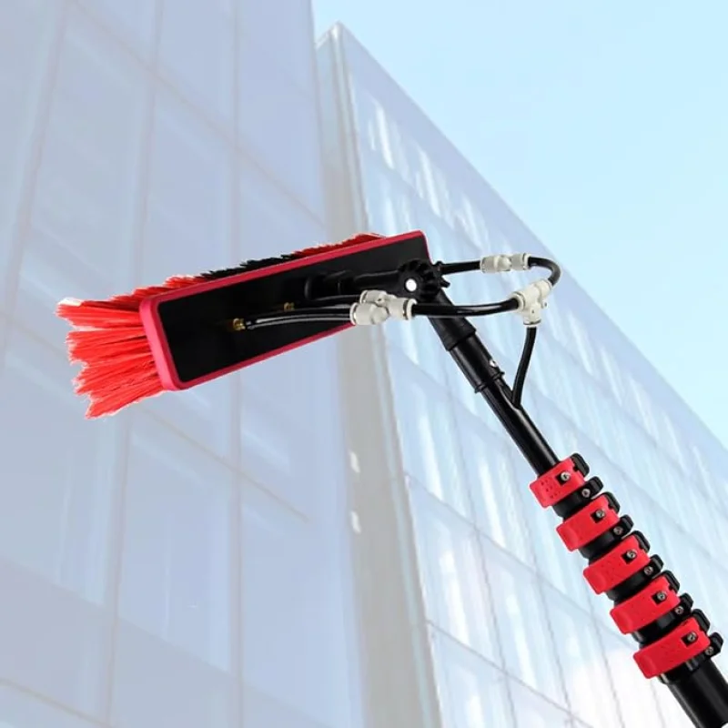 Roof Cleaning Tools,Window Cleaner Kit, Solar Panel Cleaning Brush, with Water/Hose Fed Pole, Photovoltaic Panel Cleaning,Conservatory Roof Cleaner 35cm-10.8m/36FT