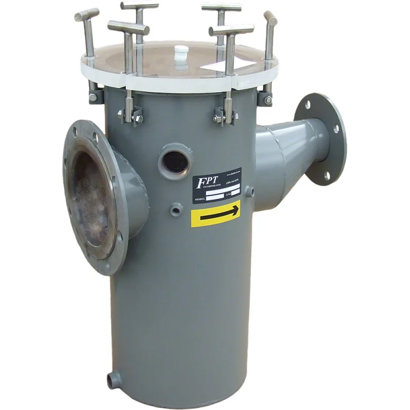 RSW Series Reducing Stainless Steel Strainer With Stainless Steel Basket 10 x 8 Inch Connections