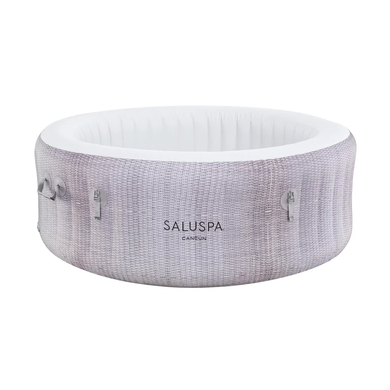 SaluSpa Cancun Energy-Efficient AirJet Hot Tub Liner Replacement, Gray Wicker