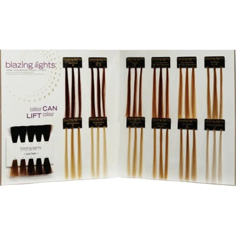 Scruples Blazing Highlights Toner Infused Gel Swatch Book
