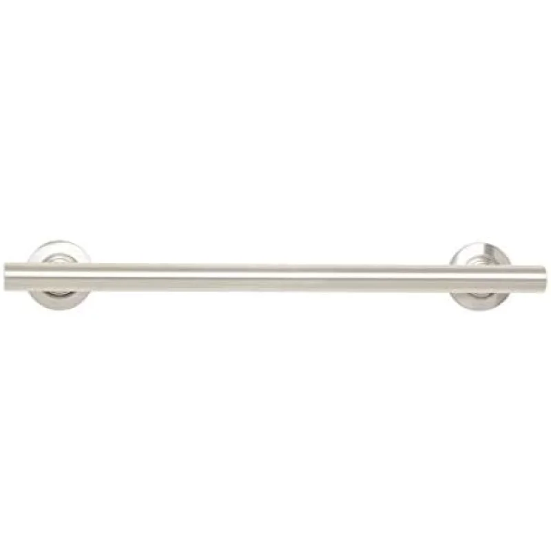 Seachrome 18-inch Coronado Designer Straight Bathroom Shower Grab Bar, Satin Stainless Steel, Brushed Nickel