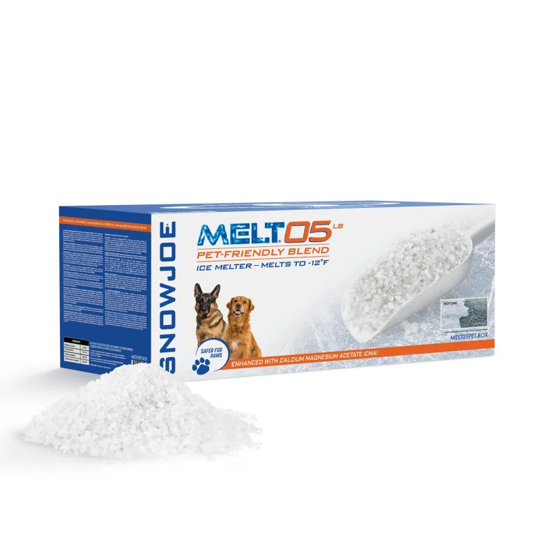 Snow Joe 3 Pack Pet-Friendly Deicer Premium Ice Melt, Driveway & Sidewalk, 5 lb
