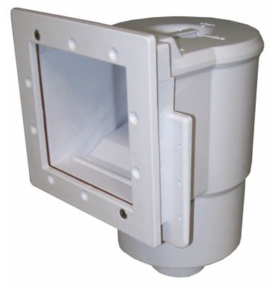 Hayward Dyna-Skim Above Ground Wide Top Seat Pool Skimmer, 1-1/2" Port, White