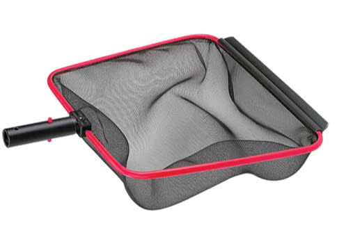Skimlite DuraPro Square Skimmer Net, 8" Deep Net, Coarse, Spring Steel Frame