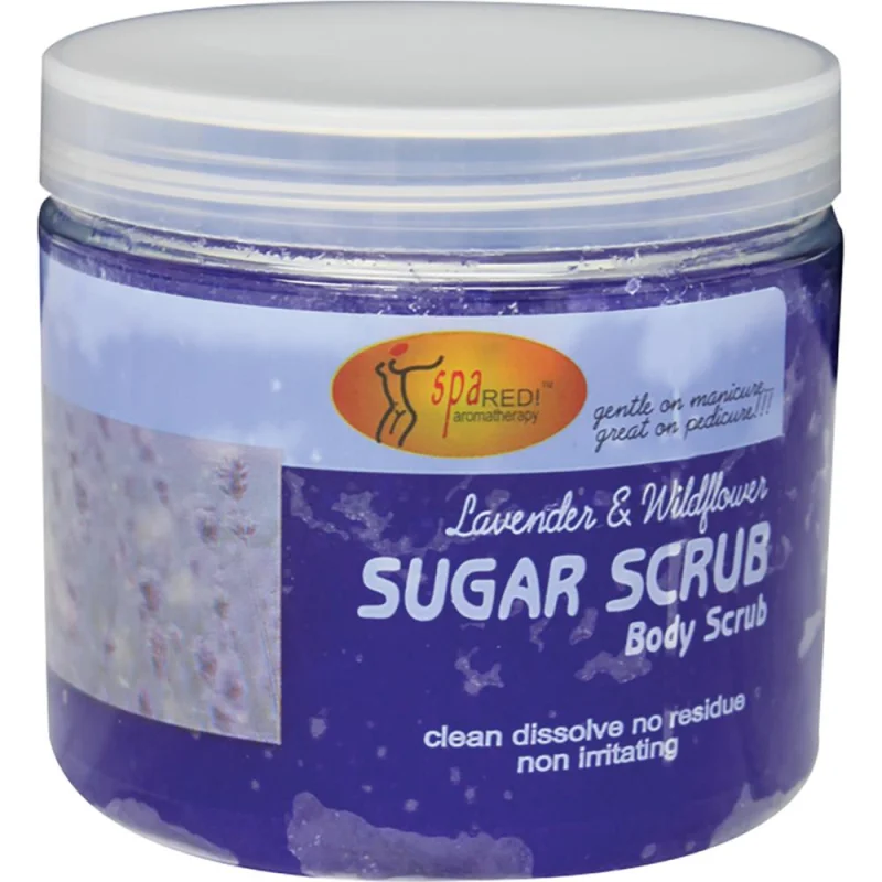 Sugar Scrub Body Scrub - Lavender & Wildflower / 16 oz. by Spa Redi