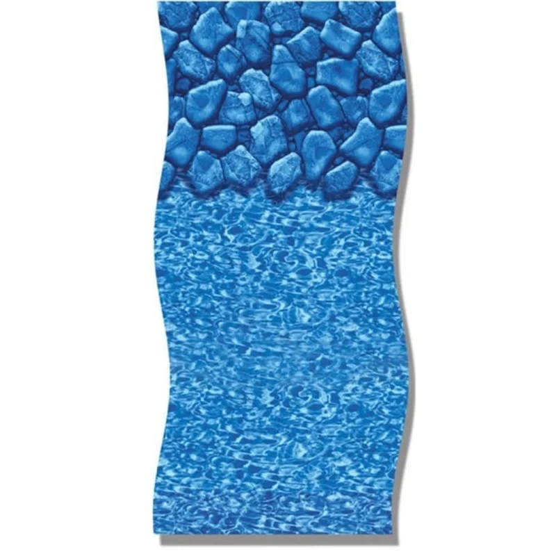 Swimline 21' Round Boulder Swirl Overlap Above Ground Pool Liner 25 Gauge 48"-54" in Wall