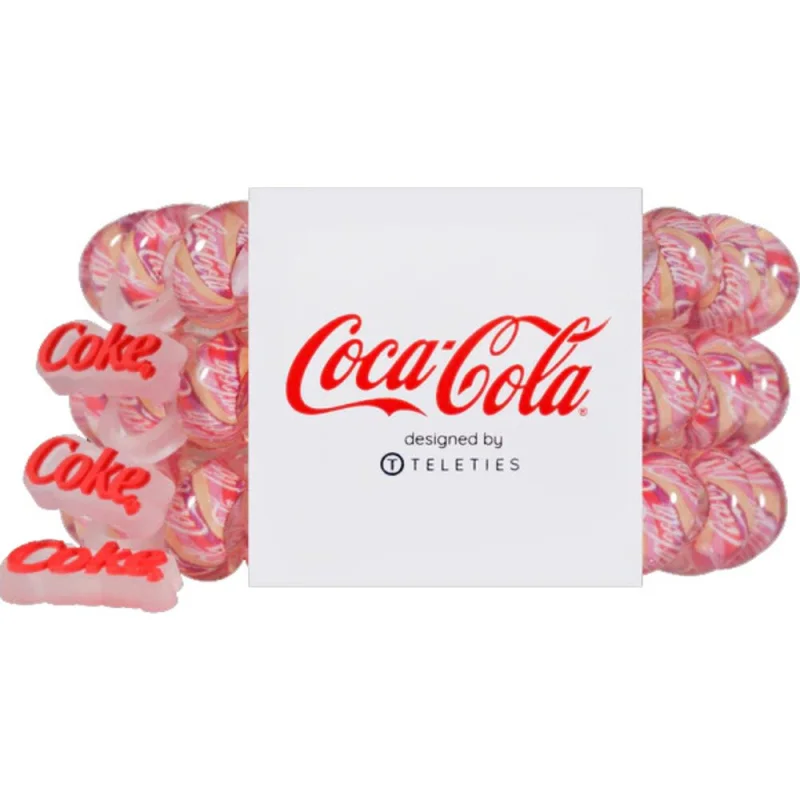 Teleties Large Coca-Cola Collection 3 Pack - Ice Cold Sunshine