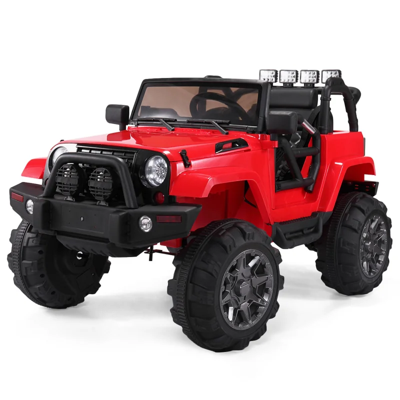 TOBBI 24V Kids Electric Battery Powered Wrangler Ride On Toy with Remote