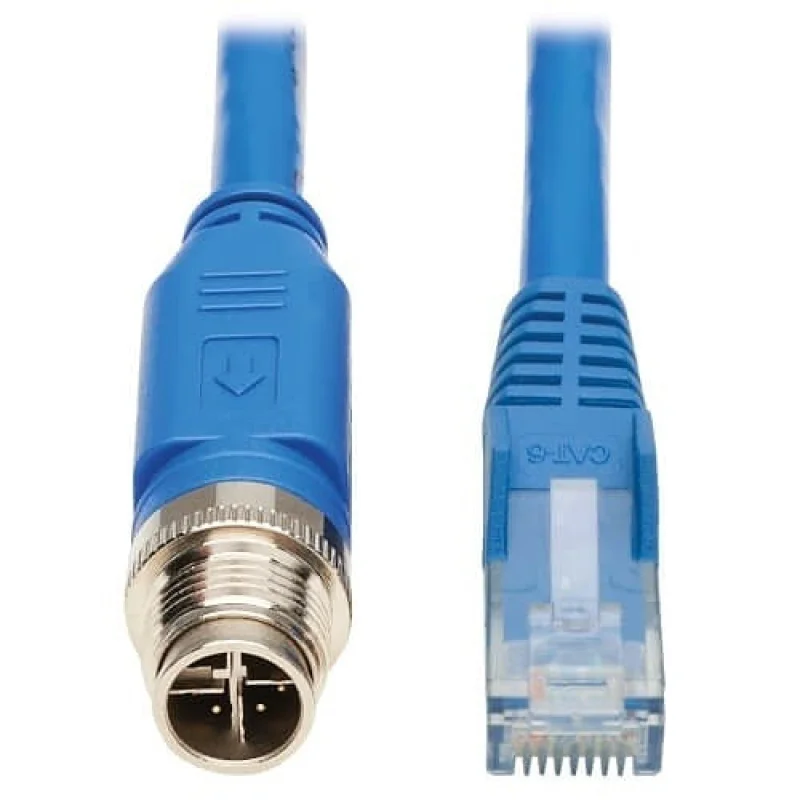 Tripp Lite NM12-602-03M-BL M12 RJ45 Cat6 Utp Patch Cable