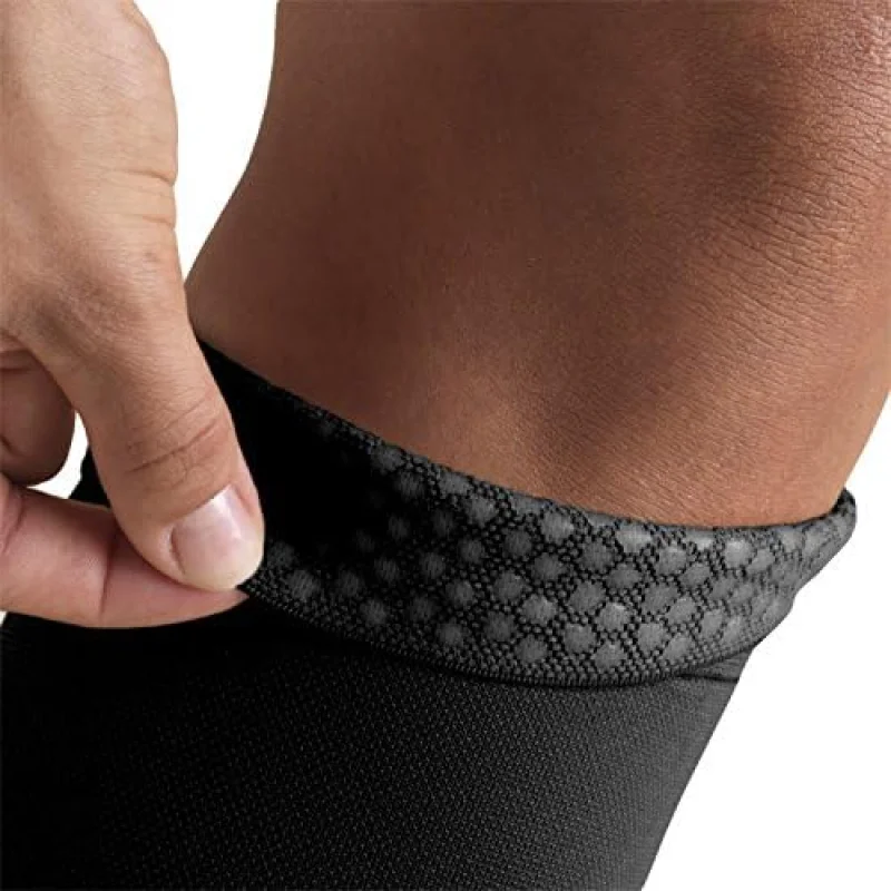 Truform Women's Compression Stockings, 20-30 mmHg, Thigh High Length, Closed Toe, Opaque, Black, Medium