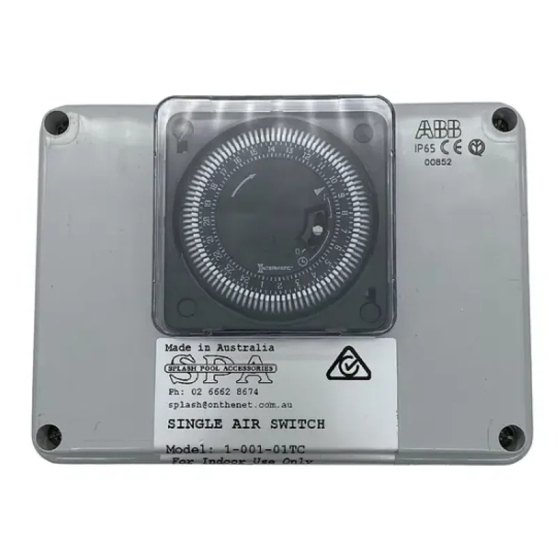 Universal Single Outlet Air Switch with Timer10 Amp | Spa Pool & Hot Tub Controller