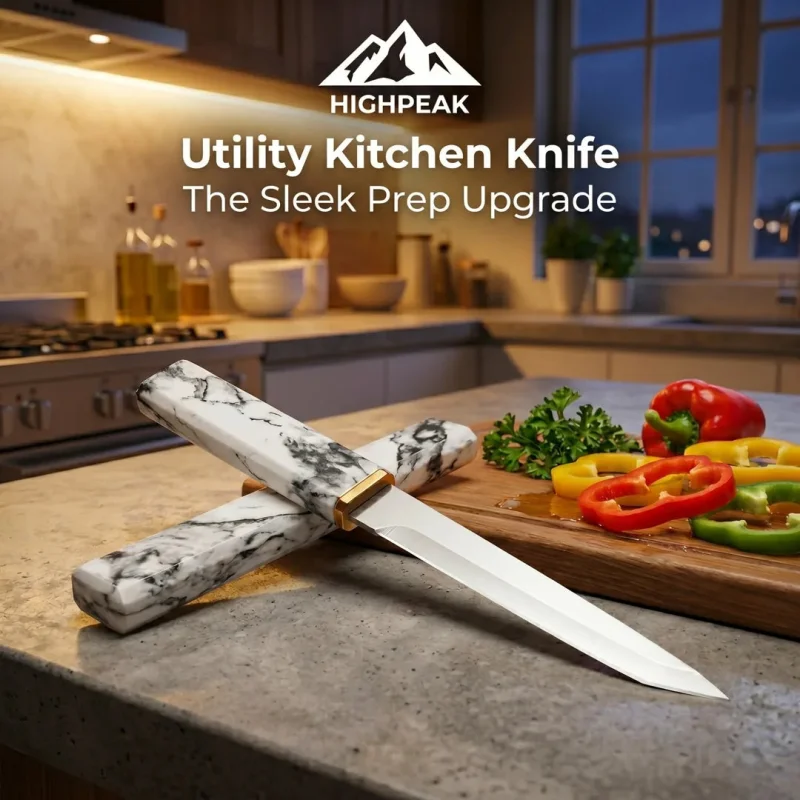 Utility Kitchen Knife White