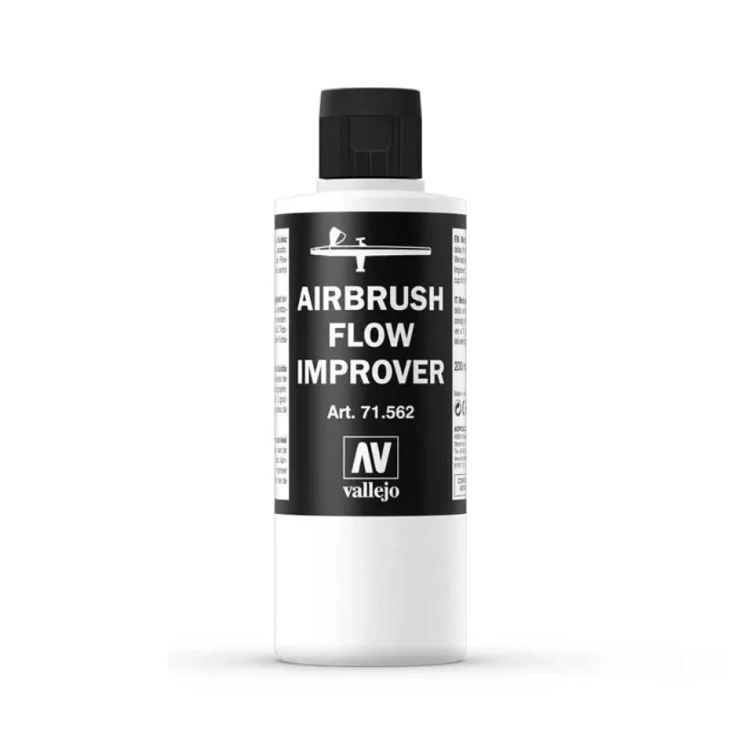Vallejo - Airbrush Flow Improver for Acrylic Paints 200 ml. (6.76 fl.oz.)