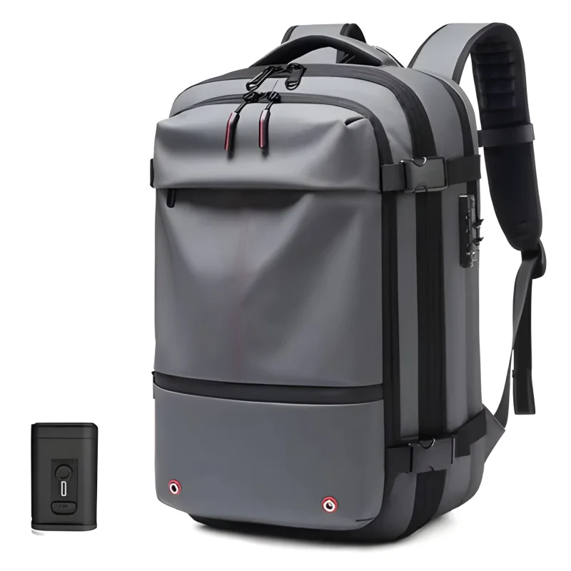 Versatile Rucksack | Travel Backpack with Internal Compression System | Adjustable Compartments for Organized Packing Dark gray