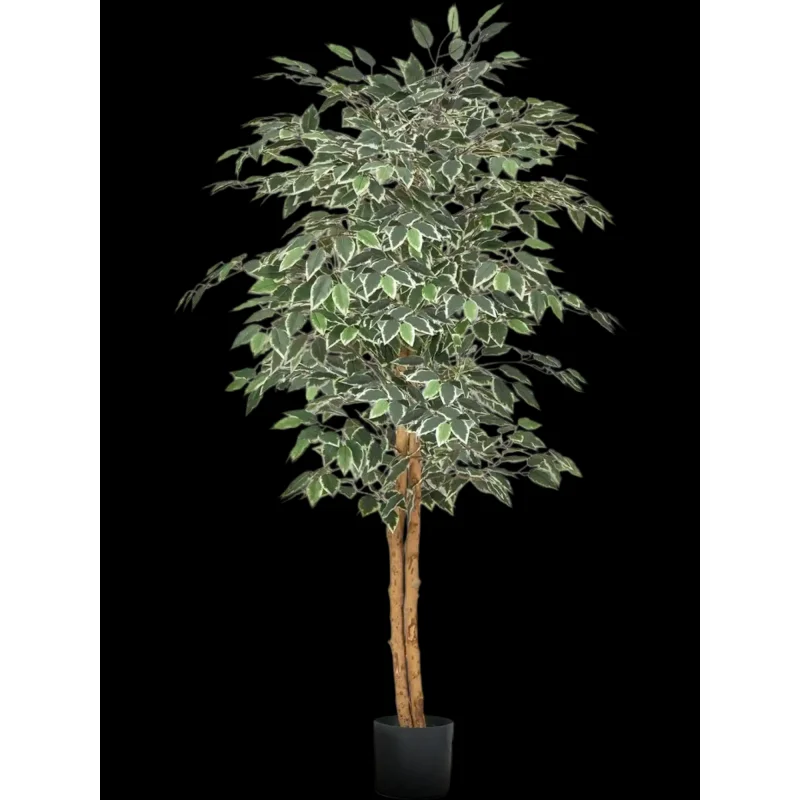 Vevor Artificial Tree 5' Ficus Faux Plant with Black Pot New
