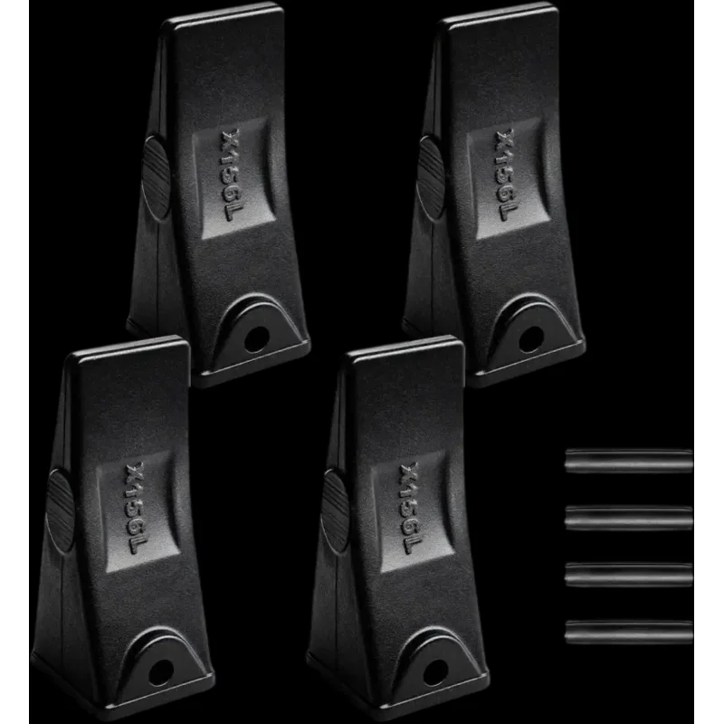Vevor Bucket Teeth Excavator Replacement Set 5.3" 4-Pack New