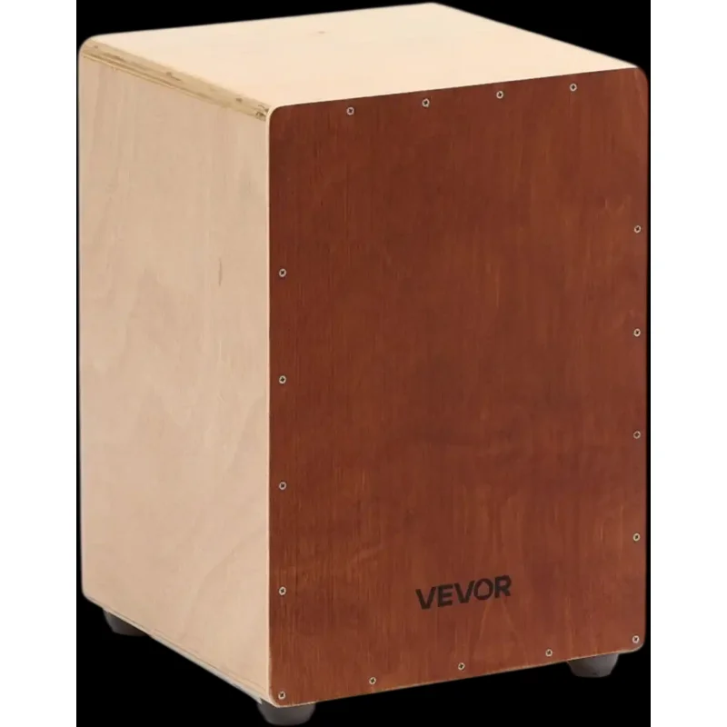 Vevor Cajon Drum Box Birch Wood Snare Wires Percussion Instrument New