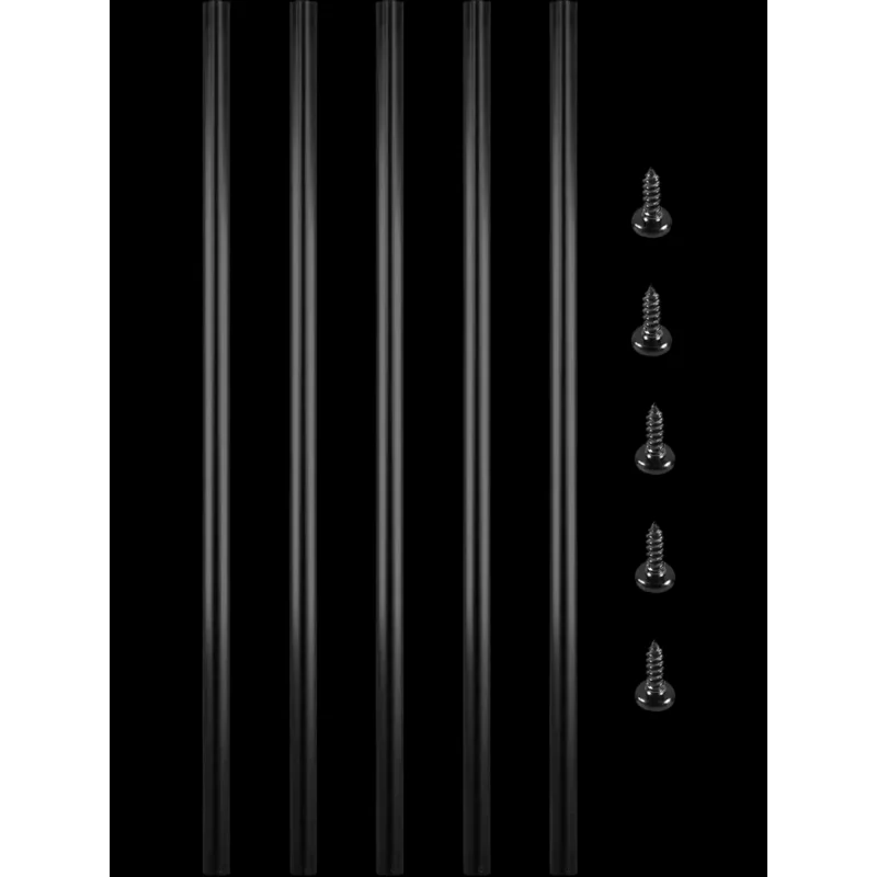 Vevor Deck Balusters 51-Pack 32" Aluminum Alloy Circle Balusters for Deck Railing New