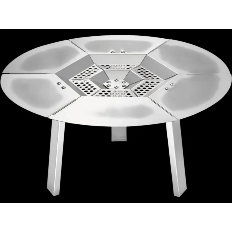 Vevor Fire Pit Heat Deflector 20" Round Stainless Steel for Solo Stove New