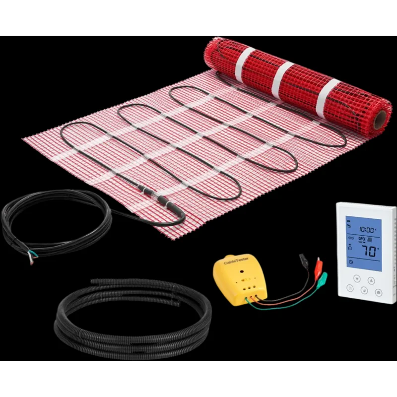 Vevor Floor Heating Mat 15 sq.ft 120V Electric Radiant System with Smart Thermostat New