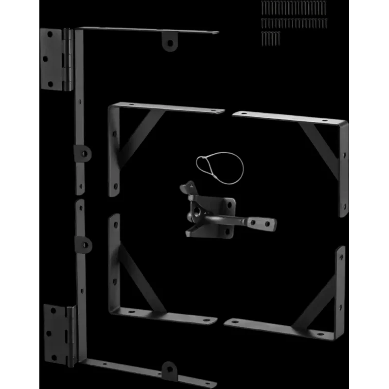 Vevor Gate Corner Bracket Anti-Sag Gate Frame Hardware Kit New