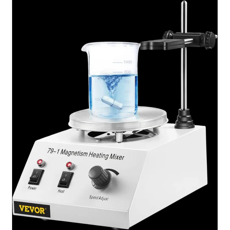 Vevor Magnetic Stirrer Hot Plate 1L Speed Control New