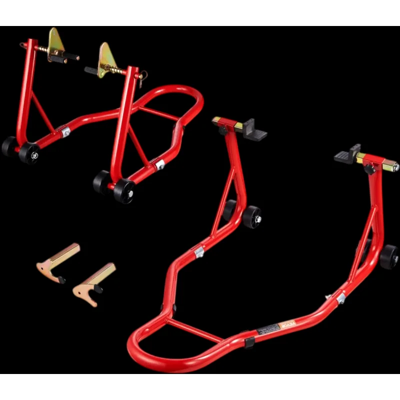 Vevor Motorcycle Stand Lift Front Rear Combo 850 lbs Red New