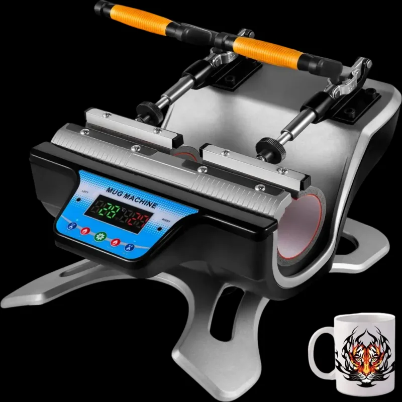 Vevor Mug Heat Press 2-in-1 Dual Station 11-15 oz Sublimation Machine New