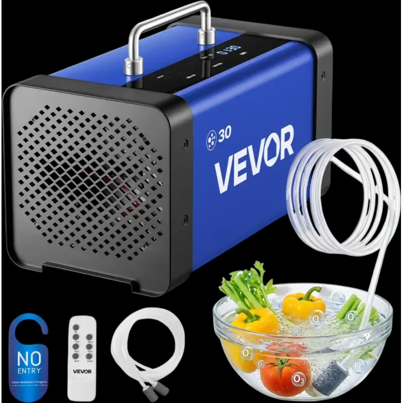 Vevor Ozone Generator Commercial Ozone Machine 30000 mg/h LCD Touchscreen New