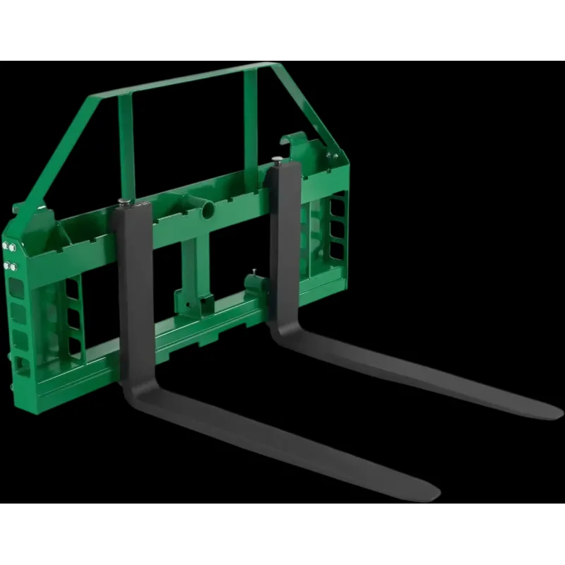 Vevor Pallet Fork Frame Attachment 48" Skid Steer Forks for JD Tractors New