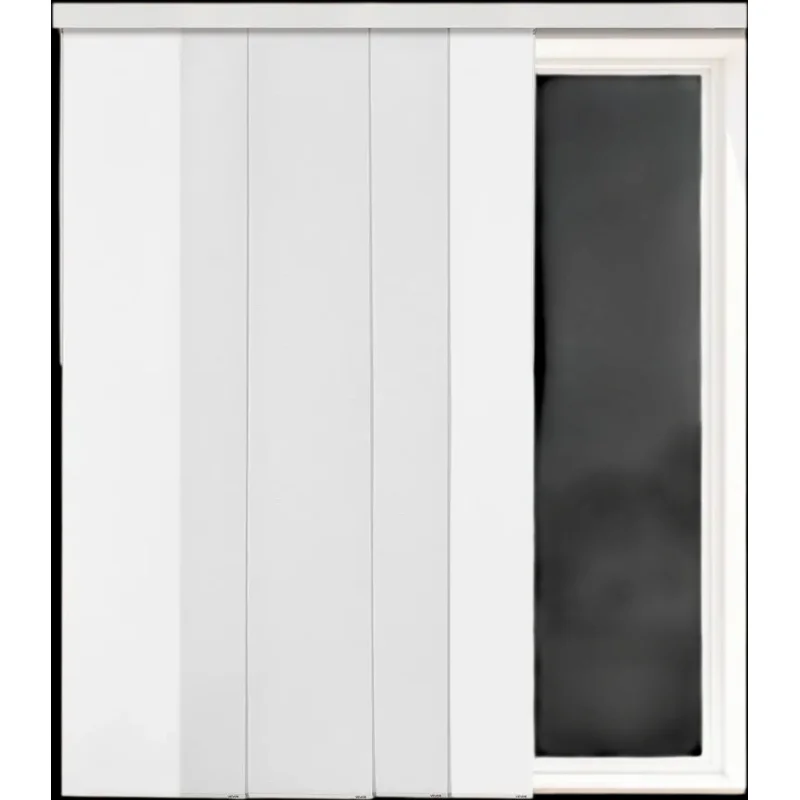 Vevor Panel Track Blinds Extendable 45.8"-86" White New