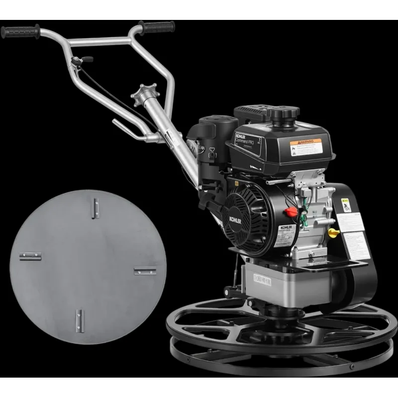 Vevor Power Trowel 24" Concrete Finishing Machine with Float Pan, 7 HP Kohler Engine, 4 Blades, Adjustable Pitch, Gas-Powered Walk-Behind New