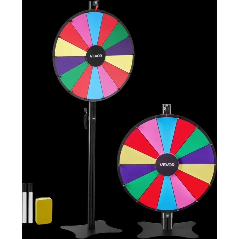 Vevor Prize Wheel 24" Spinning Wheel with Stand New