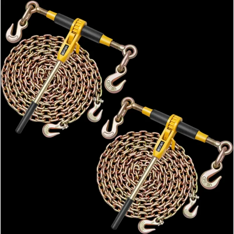 Vevor Ratchet Chain Binder 5/16" x 10' G80 2-Set Load Binder New