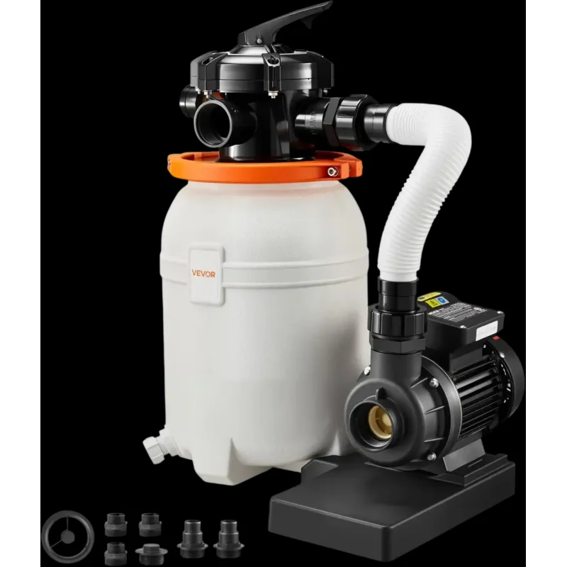 Vevor Sand Filter Pump 10" Above Ground Pool 0.33 HP 3000 GPH New