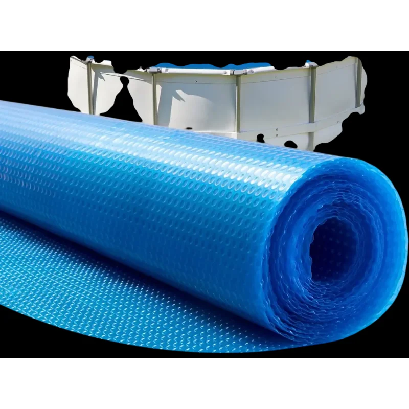 Vevor Solar Pool Cover 24' Round 16 Mil Bubble Blanket Blue New